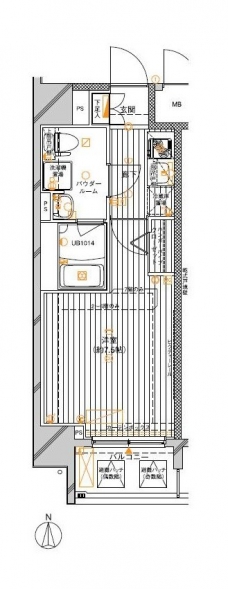 メインステージ大森北の間取り図