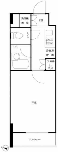 ルーブル池袋の間取り図