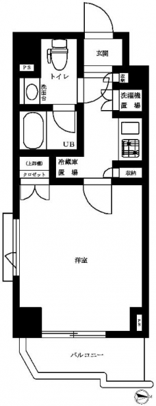 ルーブル桜新町の間取り図