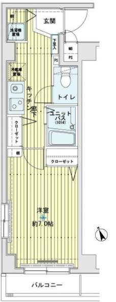 メインステージ久我山の間取り図