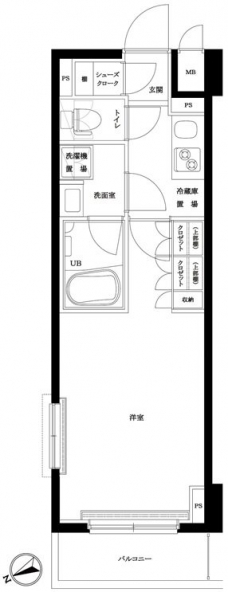 ルーブル板橋東新町弐番館の間取り図