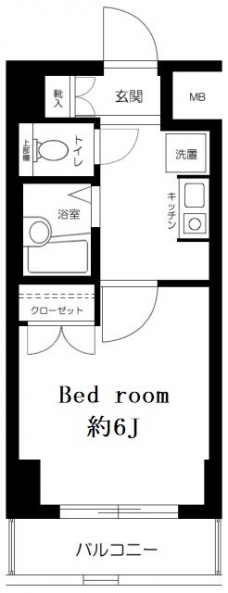 エクセリア荻窪の間取り図