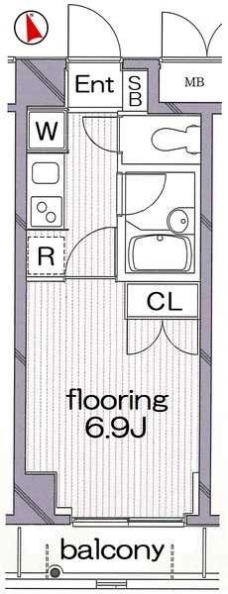 グランヴァン阿佐ヶ谷IIの間取り図