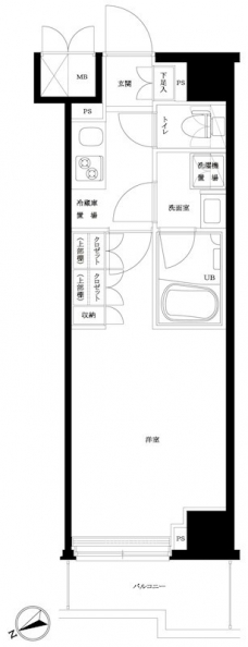 ルーブル板橋東新町弐番館の間取り図