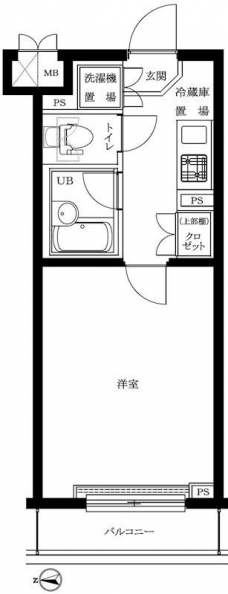 ルーブル練馬参番館の間取り図