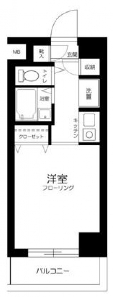 グランレーブ巣鴨の間取り図