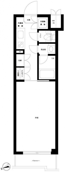 ルーブル富士見台の間取り図