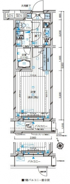 メインステージ都立家政の間取り図