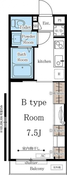 リブリ・グランレーヴIIの間取り図