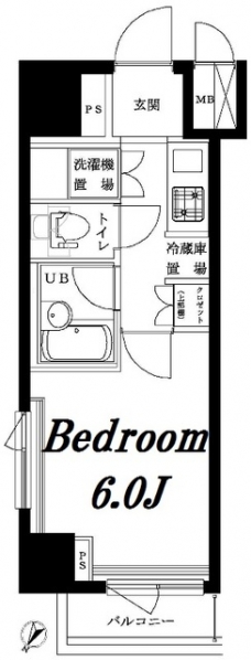 ルーブル豊島千石の間取り図