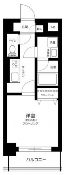 ALIVIO西落合の間取り図