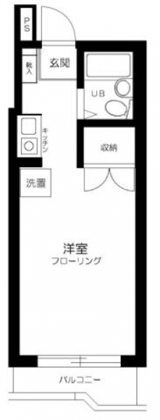 スカイコート品川第５の間取り図
