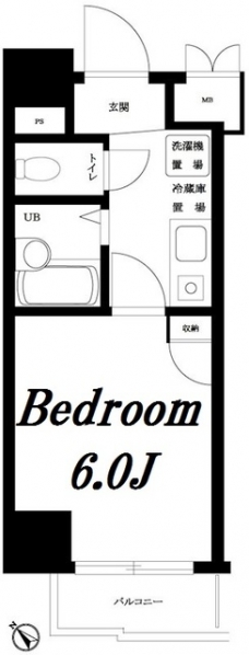 ルーブル西五反田の間取り図