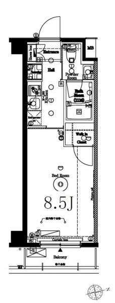 アークマーク代田橋の間取り図