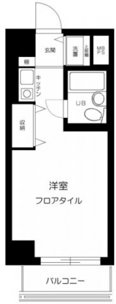 ヒルズ駒場東大前の間取り図