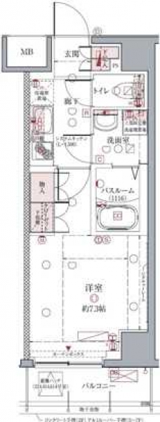 クレヴィスタ亀戸IIの間取り図