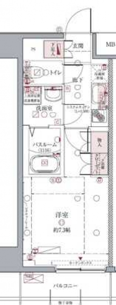 クレヴィスタ亀戸IIの間取り図