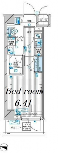 メインステージ高円寺の間取り図