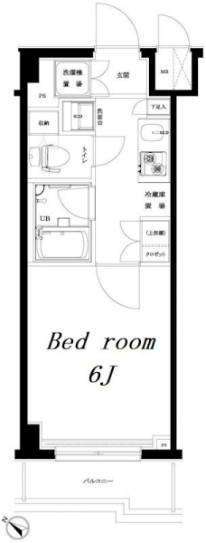 ルーブル旗の台弐番館の間取り図