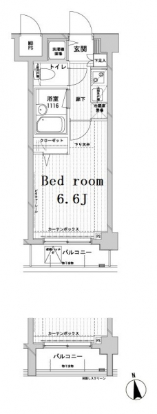 メインステージ桜上水の間取り図