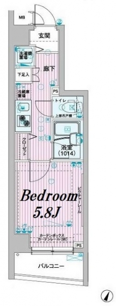 メインステージ板橋志村の間取り図