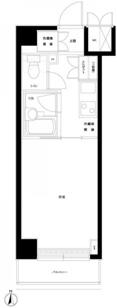 ルーブル上高井戸の間取り図