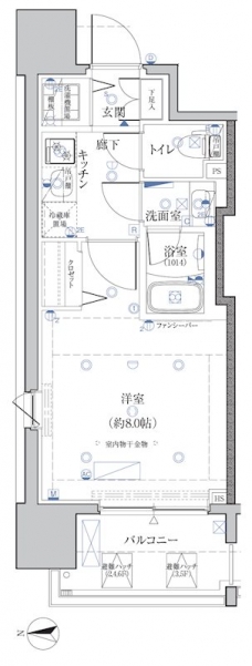 クレイシア赤羽の間取り図