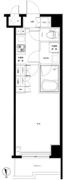 ルーブル高島平の間取り図