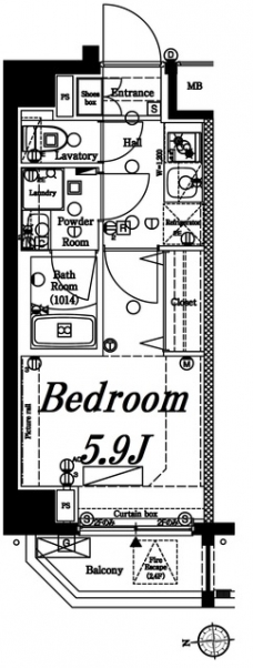 アクサス品川大井町の間取り図