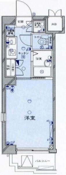 ルーブル世田谷の間取り図