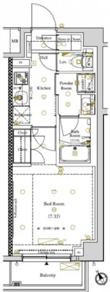 ARKMARK東大井の間取り図