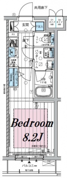 メインステージ板橋蓮根IIの間取り図