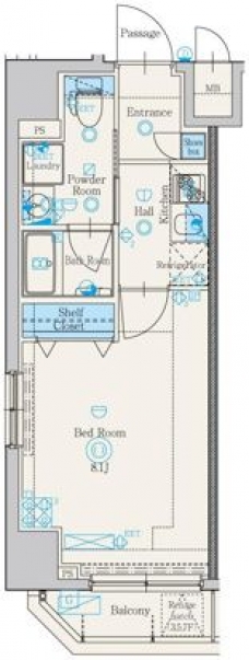 グラントゥルース両国2の間取り図