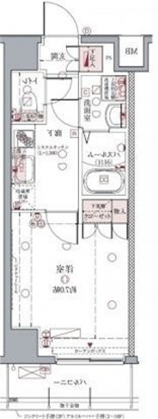 クレヴィスタ亀戸IIの間取り図