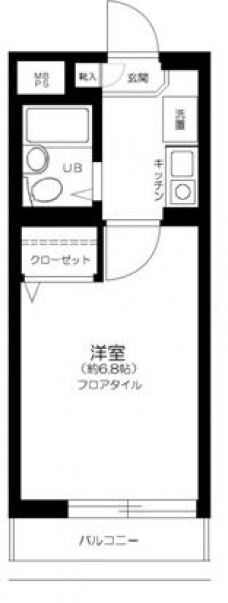 プライム池袋の間取り図