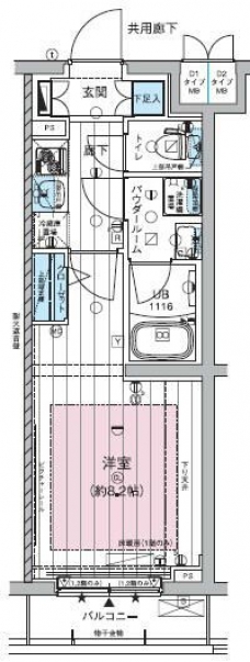 メインステージ板橋蓮根IIの間取り図