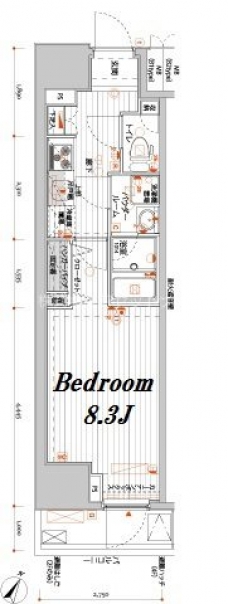 メインステージ千代田岩本町コモデの間取り図