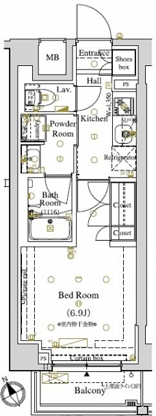 ARKMARK東大井の間取り図