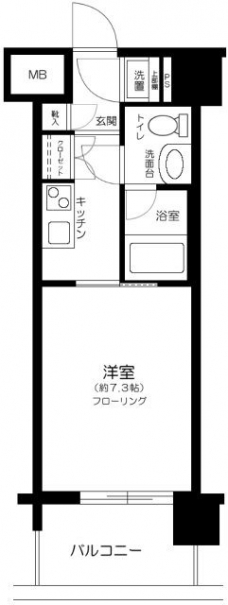 メインステージパーク大山の間取り図
