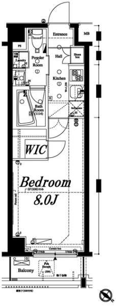 アクサス鵜の木アジールコートの間取り図
