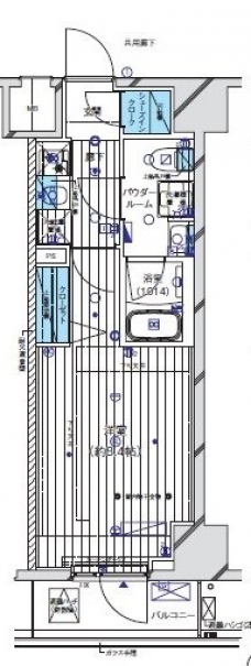 メインステージ門前仲町IIの間取り図