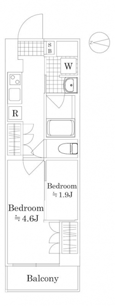 セジョリ池袋本町の間取り図