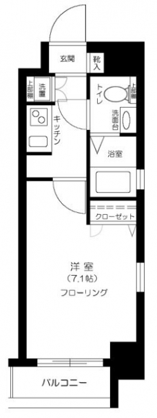 エクシム大森の間取り図