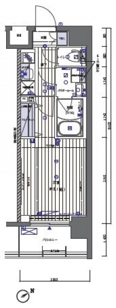 メインステージ板橋本町の間取り図