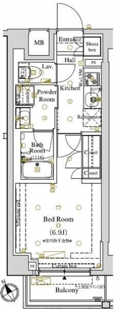 ARKMARK東大井の間取り図