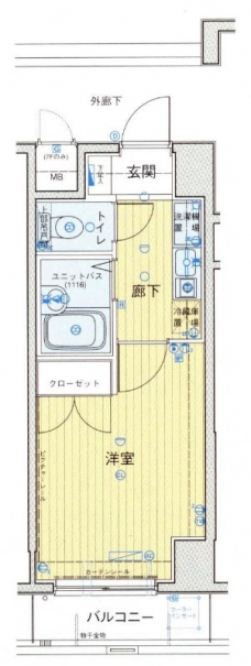 メインステージ荻窪の間取り図