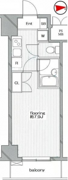 グランヴァン荻窪IIの間取り図