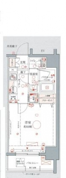 クレヴィスタ南千住の間取り図