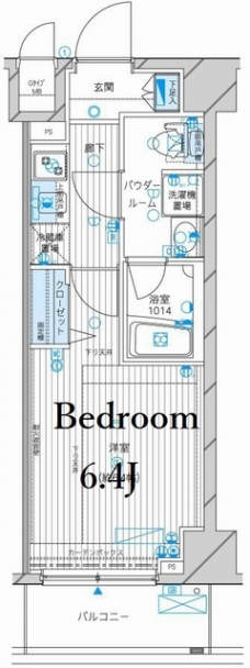 メインステージ高円寺の間取り図