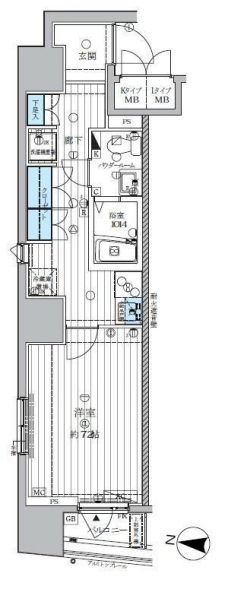 ランドステージ両国の間取り図